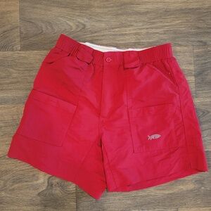 Aftco Mens Shorts red size 32